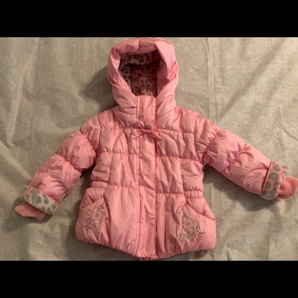 🌹Pink Leopard Winter Jacket